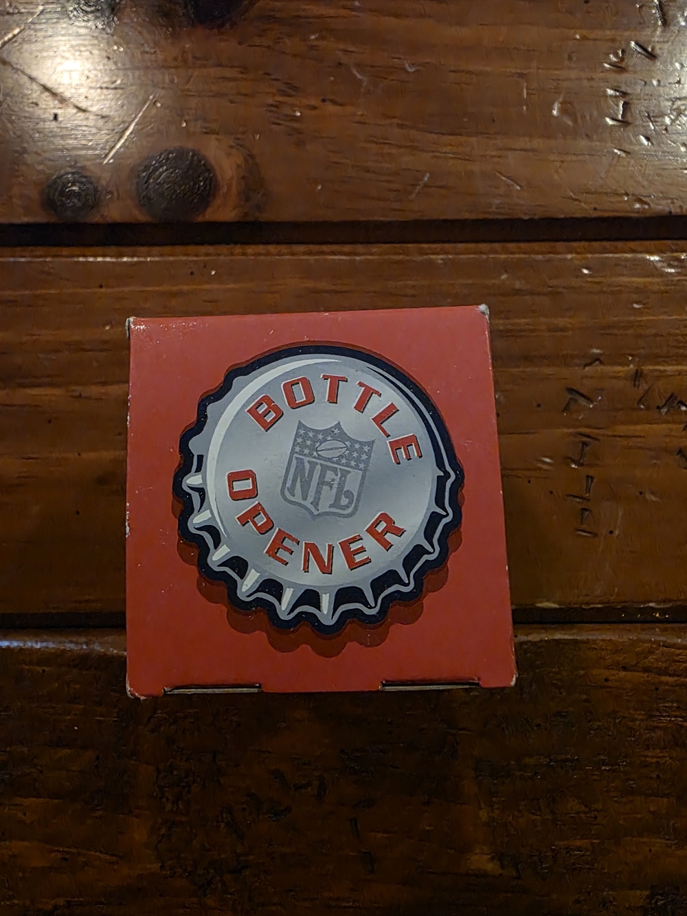 NFL Buffalo Bills Helmet Bottle Opener - Red and Blue - Picture 2 of 4